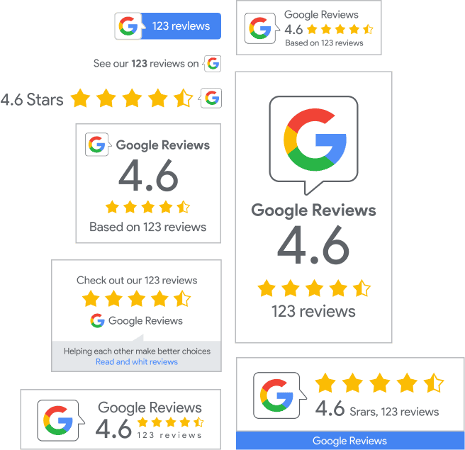 Modern and appealing widget designs